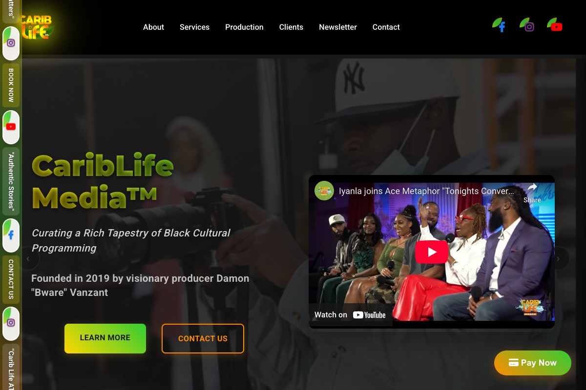 CaribLife Media website screenshot