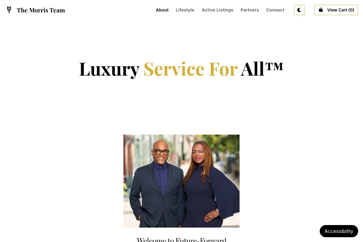TMor Lifestyle website screenshot